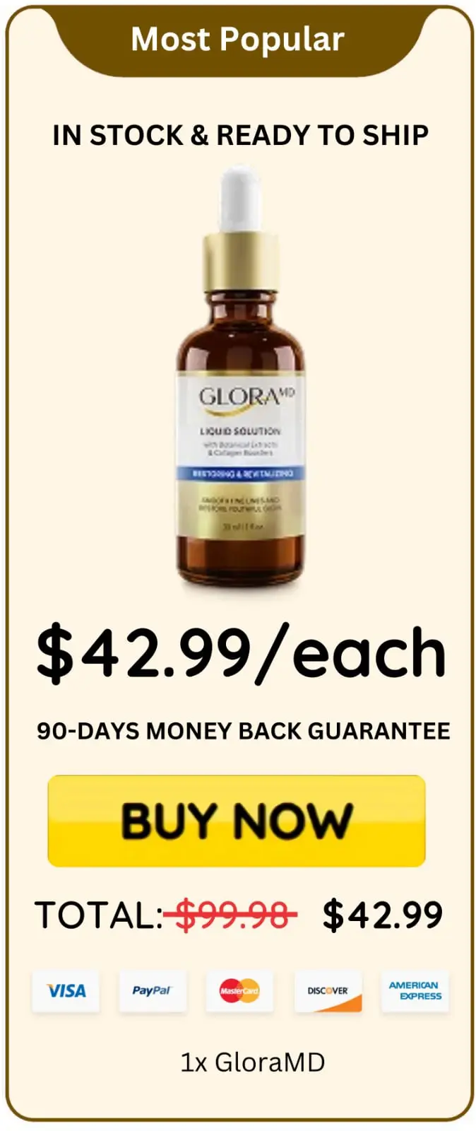 GloraMD Face Lift Serum offer price 